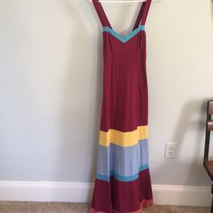 ANTHROPOLOGIE maroon Maxi Dress